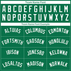 Custom Kelly Green Pinstripe Mesh Fans Special Edition Authentic Baseball Jersey