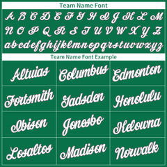 Custom Kelly Green Basketball Jersey Mesh Sports Performance Team Uniform