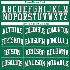 Custom Kelly Green Basketball Jersey Mesh Sports Athletic Performance Shirts