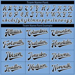 Custom Light Blue Full Button Down Mesh Fans Special Edition Authentic Baseball Jersey