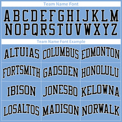 Custom Light Blue Basketball Jersey Mesh Sports Athletic Performance Shirts