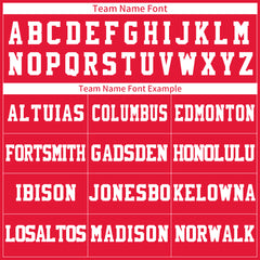 Custom Light Red Football Jersey Player Fans Team Uniforms For Adult Youth Unisex