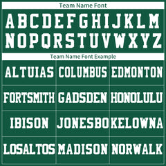 Custom Midnight Green Football Jersey Player Fans Team Uniforms For Adult Youth Unisex