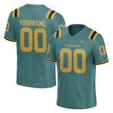 Custom Midnight Green Football Jersey Athletic Shirt For Adult Youth Unisex