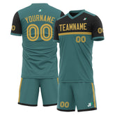 Custom Midnight Green Soccer Uniform Training Outfit Sportswear
