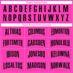 Custom Pink Basketball Uniform Print Name Number Athletic V Neck Mesh Jersey Design Your Own