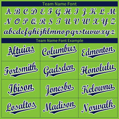 Custom Neon Green Full Button Up Mesh Fans Special Edition Authentic Baseball Jersey