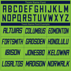 Custom Neon Green Mesh Basketball Athletic Performance Jersey