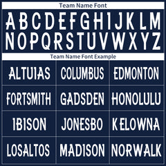 Custom Navy Football Jersey Athletic Shirt For Adult Youth