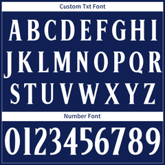 Custom Navy Print Logo Text Adjustable Snapback Cotton Twill Hat