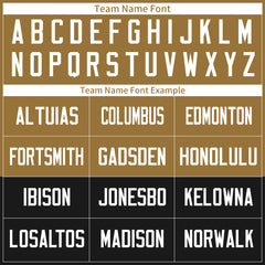 Custom Old Gold Soccer Uniform For Adult Youth Fans Jersey