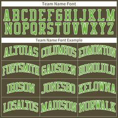 Custom Olive Basketball Jersey Mesh Sports Athletic Performance Shirts