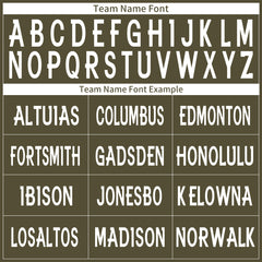 Custom Olive Football Jersey Athletic Shirt For Adult Youth