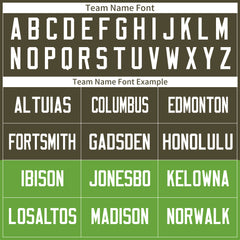 Custom Olive Soccer Uniform For Adult Youth Fans Jersey