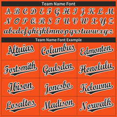 Custom Orange Full Button Up Mesh Fans Special Edition Authentic Baseball Jersey