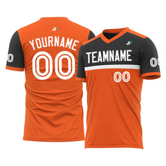 Custom Orange Soccer Uniform Training Outfit Sportswear