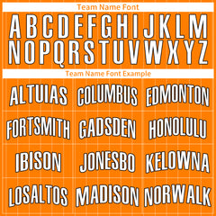 Custom Orange Basketball Jersey Sports Training Shirts