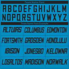 Custom Panther Blue Mesh Basketball Athletic Performance Jersey