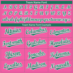 Custom Pink Full Button Up Mesh Fans Special Edition Authentic Baseball Jersey