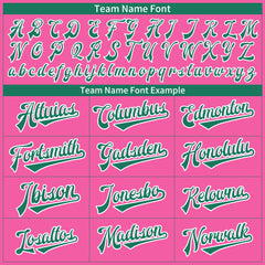 Custom Pink Full Button Down Mesh Fans Special Edition Authentic Baseball Jersey