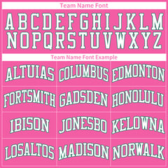 Custom Pink Basketball Jersey Mesh Sports Athletic Performance Shirts