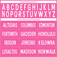 Custom Pink Football Jersey Athletic Shirt For Adult Youth