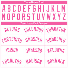 Custom Pink Pinstripe Full Button Down Mesh Fans Special Edition Authentic Baseball Jersey