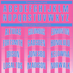 Custom Pink Mesh Basketball Uniform Design Your Own Jersey