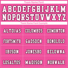 Custom Pink Football Jersey Athletic Special Fans Edition Shirt