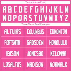 Custom Pink American Football Jersey Special Fans Edition Athletic Sportwear Shirts