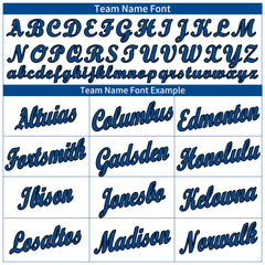 Custom Royal Pinstripe Baseball Jersey Authentic Button Down Vintage White Shirt