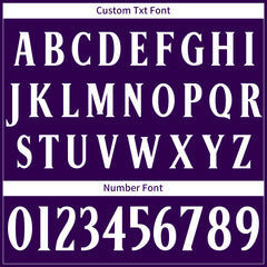 Custom Purple Print Logo Text Adjustable Snapback Cotton Twill Hat