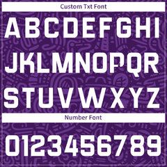 Custom Purple Baseball Cap Print Logo Text Adjustable Hat For Men Women