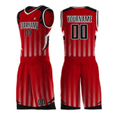 Custom Red Mesh Basketball Uniform Design Your Own Jersey