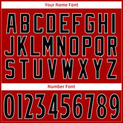 Custom Red Basketball Jersey Athletic Sports Shirts Design Your Own