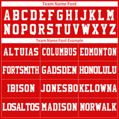 Custom Red Football Jersey Player Fans Team Uniforms For Adult Youth Unisex