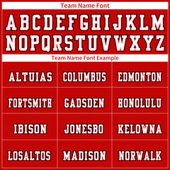 Custom Red Football Jersey Athletic Special Fans Edition Shirt