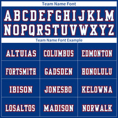 Custom Royal Football Jersey Athletic Special Fans Edition Shirt