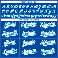 Custom Royal Baseball Jersey Authentic Hip Hop Button Down Vintage Shirt