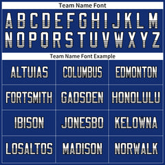 Custom Royal National USA Flag Two Tone Authentic Vintage Baseball Jersey