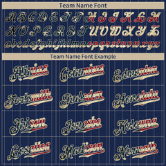 Custom Royal National Flag Pinstripe Fans Special Edition Authentic Vintage Baseball Jersey