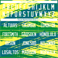 Custom Green Soccer Uniform Training Outfit Sportswear Jersey