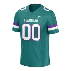 Custom Teal Football Jersey Athletic Shirt For Adult Youth