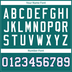 Custom Teal Football Jersey Athletic Shirt For Adult Youth