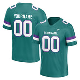 Custom Teal Football Jersey Athletic Shirt For Adult Youth