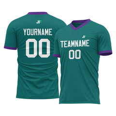 Custom Teal Soccer Uniform For Adult Youth Fans Jersey