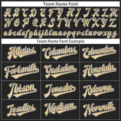 Custom Black Two Tone Fashion Baseball Jersey Authentic Button Down Vintage Shirt