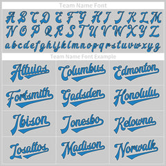 Custom Gray Two Tone Fashion Baseball Jersey Authentic Button Down Vintage Shirt