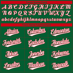 Custom Green Two Tone Fashion Baseball Jersey Authentic Hip Hop Sportswear Shirt