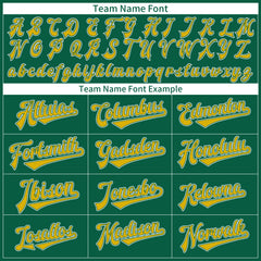 Custom Green Two Tone Fashion Baseball Jersey Authentic Button Down Vintage Shirt